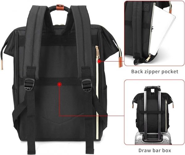 Casual Water-Resistant Travel Backpack, Personal Item. - Image 2