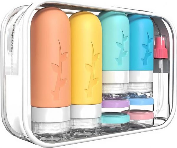 TSA Approved Silicone Travel Containers - 18 Pack